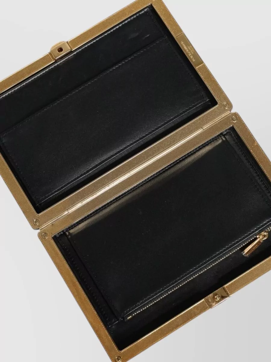 Dolce&Gabbana Velvet Embellished Clutch Bag