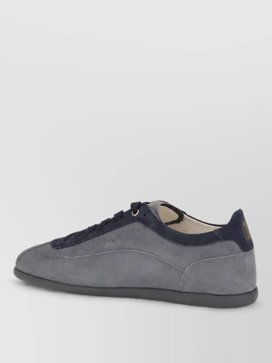 Brunello Cucinelli Leather Lace-Up Sneakers