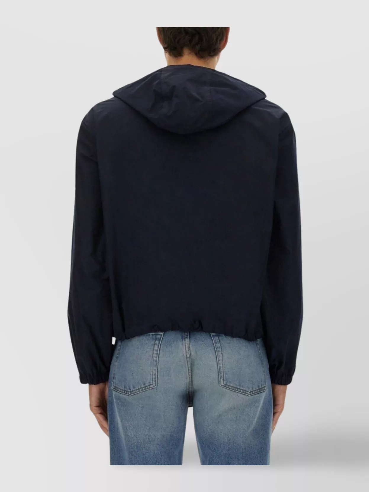 Moschino Drawstring Hem Hooded Jacket With Elasticated Cuffs