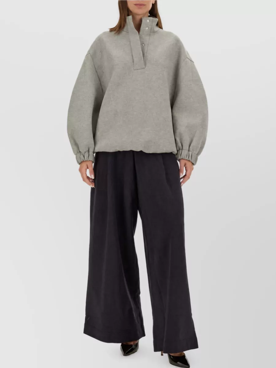 Dries Van Noten Cotton Wide-Leg Trousers