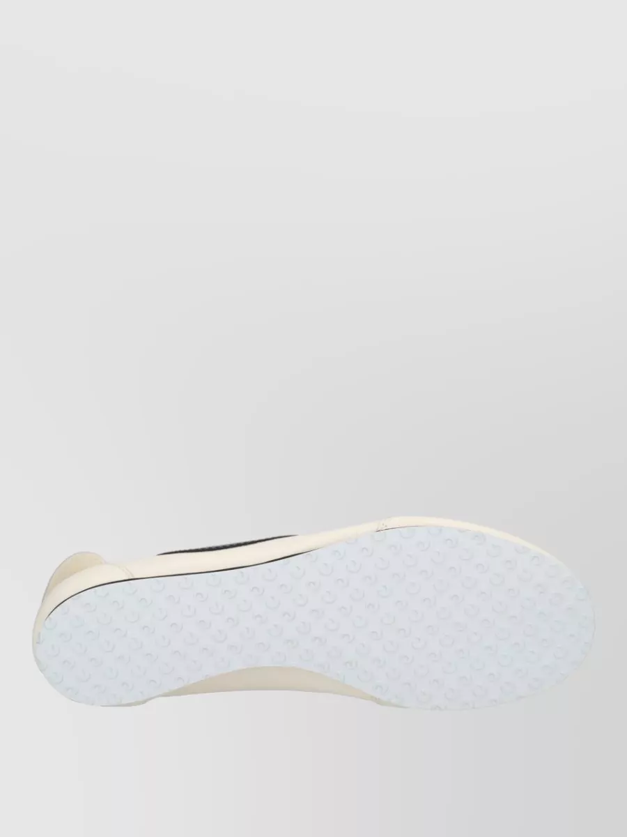 Marine Serre Low Top Sneakers Round Toe Rubber Sole