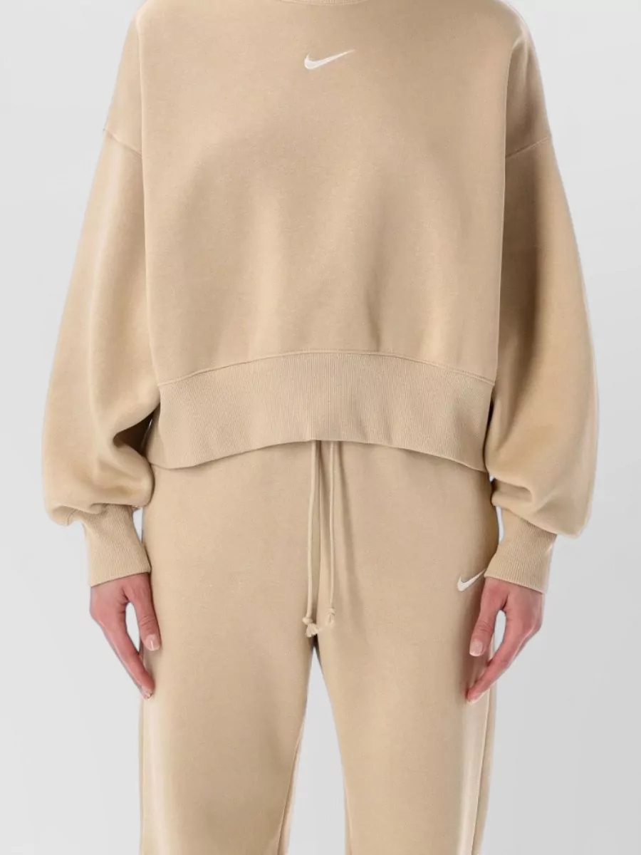 Nike oversized fleece crewneck sweatshirt