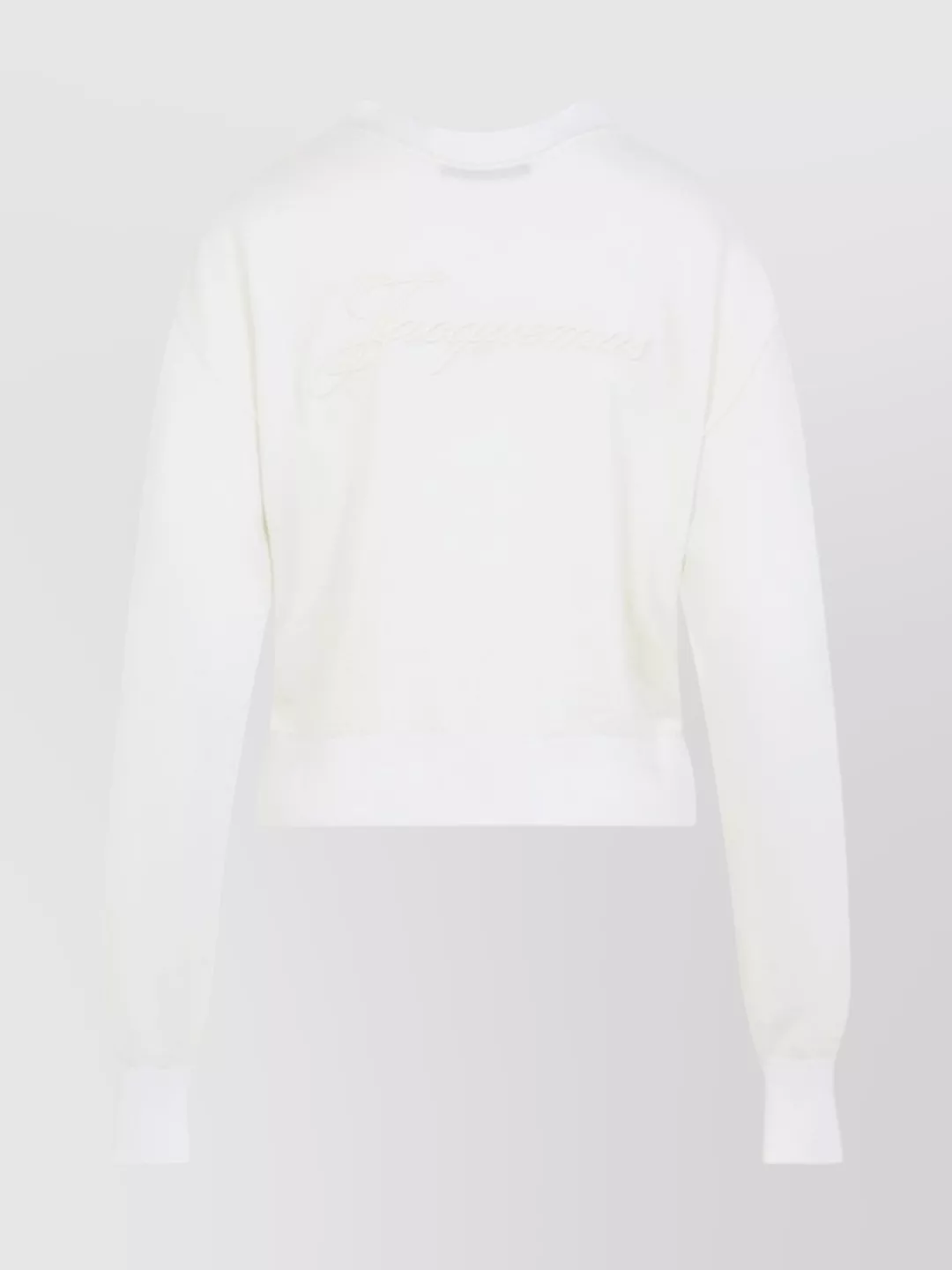 Jacquemus Knit Cardigan With Ribbed Cuffs And V-neckline In White