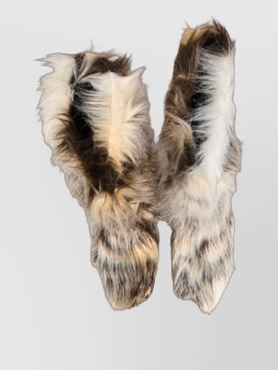 Dolce&Gabbana Faux Fur Knee-High Boots