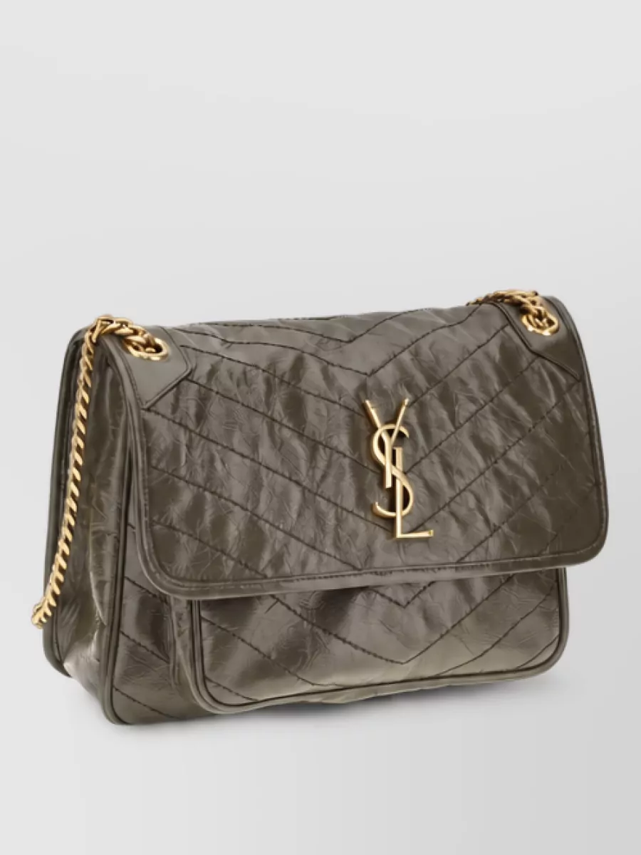 Saint Laurent Calf Leather Clutch Bag