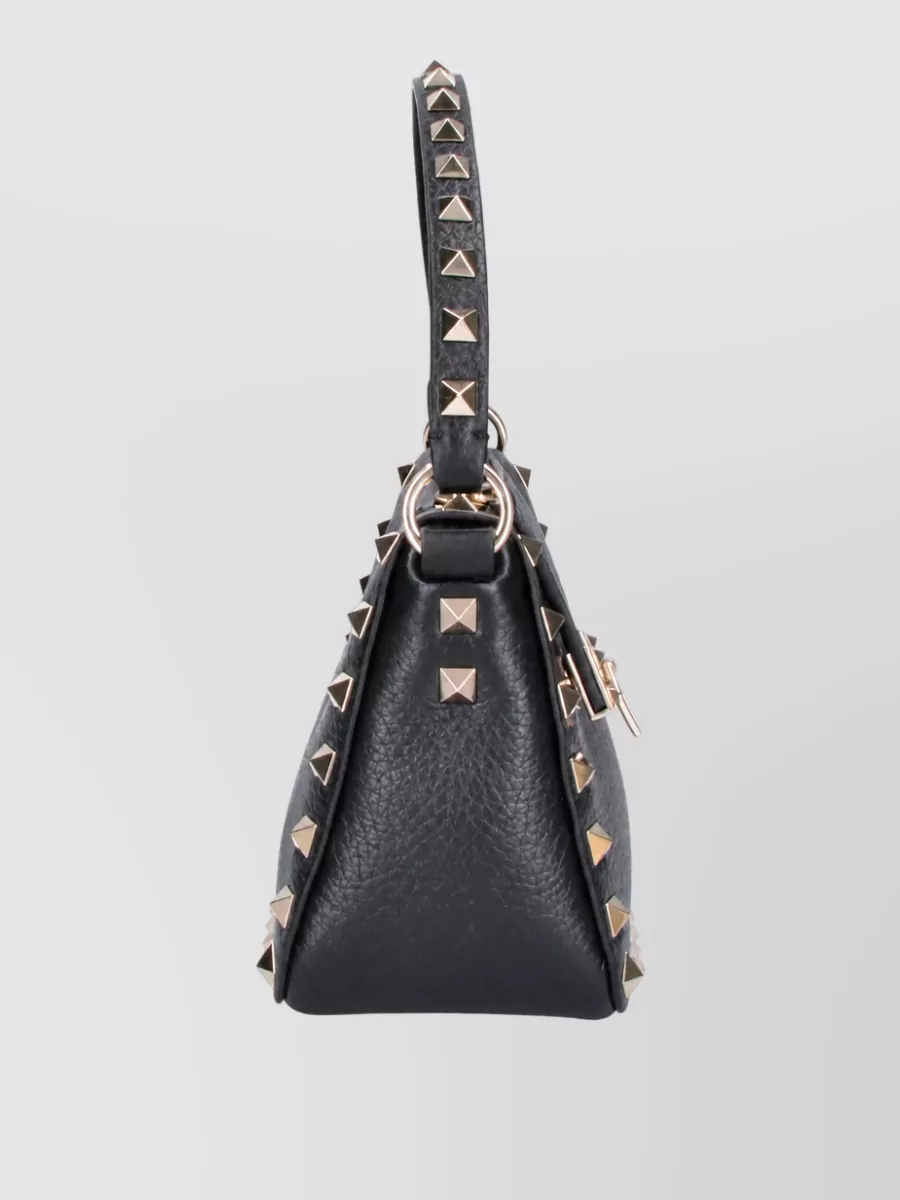 Valentino Garavani Rockstud Spike Leather Clutch Bag