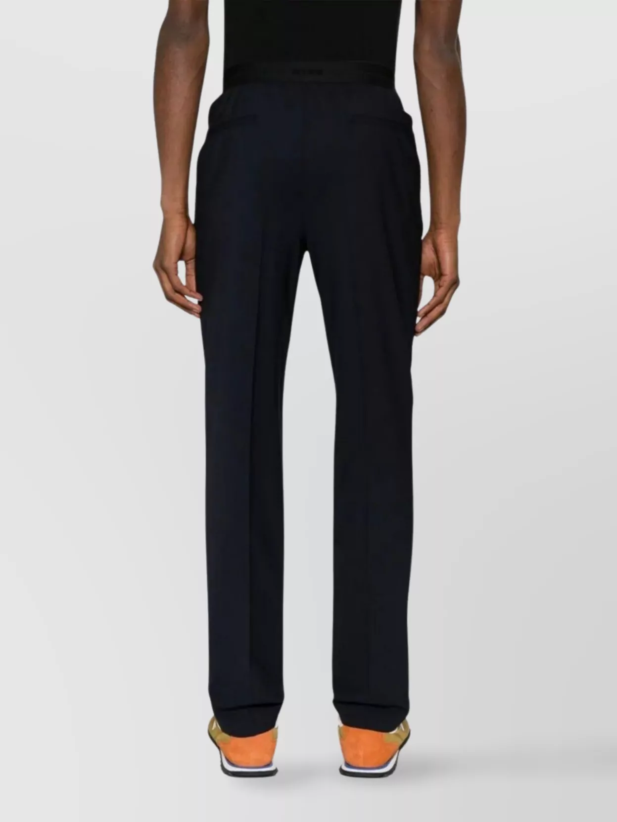 Msgm Men's Straight Leg Trousers