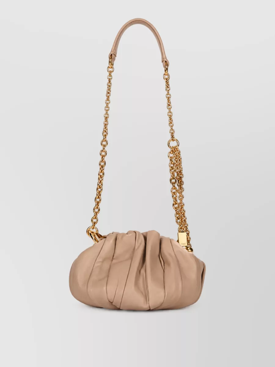 Chloé na lambskin leather clutch bag