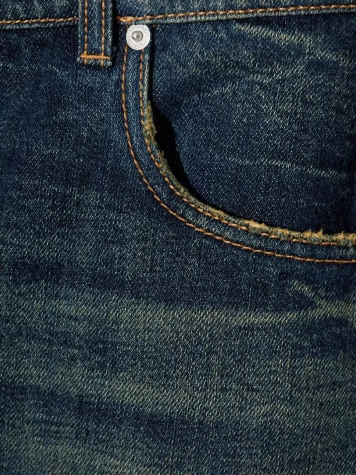 Alexander Mcqueen Wide Leg Faded Jeans