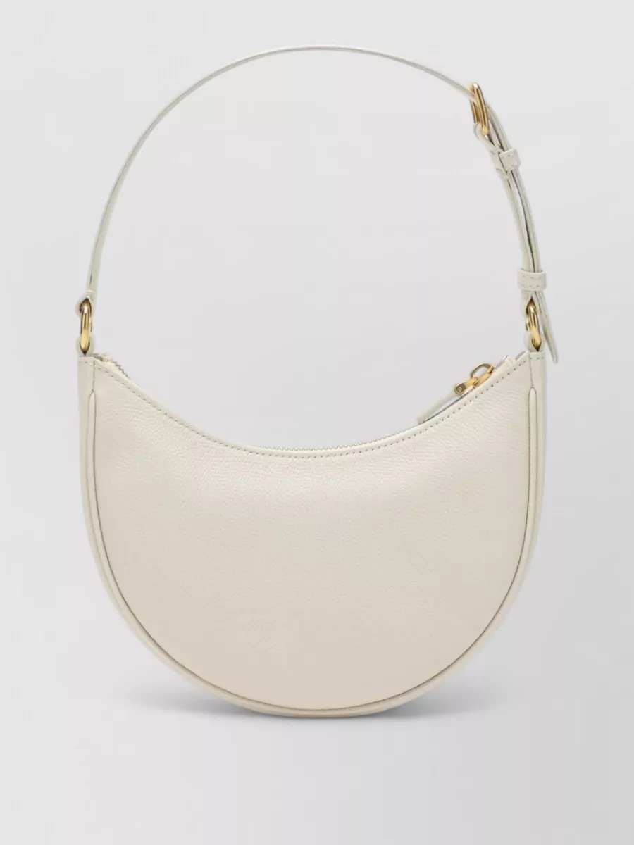 Valentino Leather Vlogo Signature Mini Hobo Bag