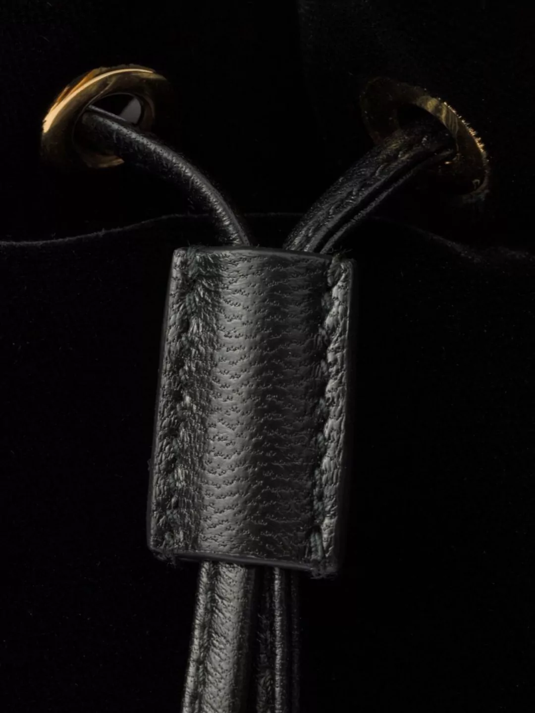 Prada Bucket Bag With Leather Handle And Metal Finishes