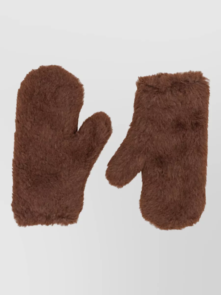 Max Mara alpaca cashmere silk mittens