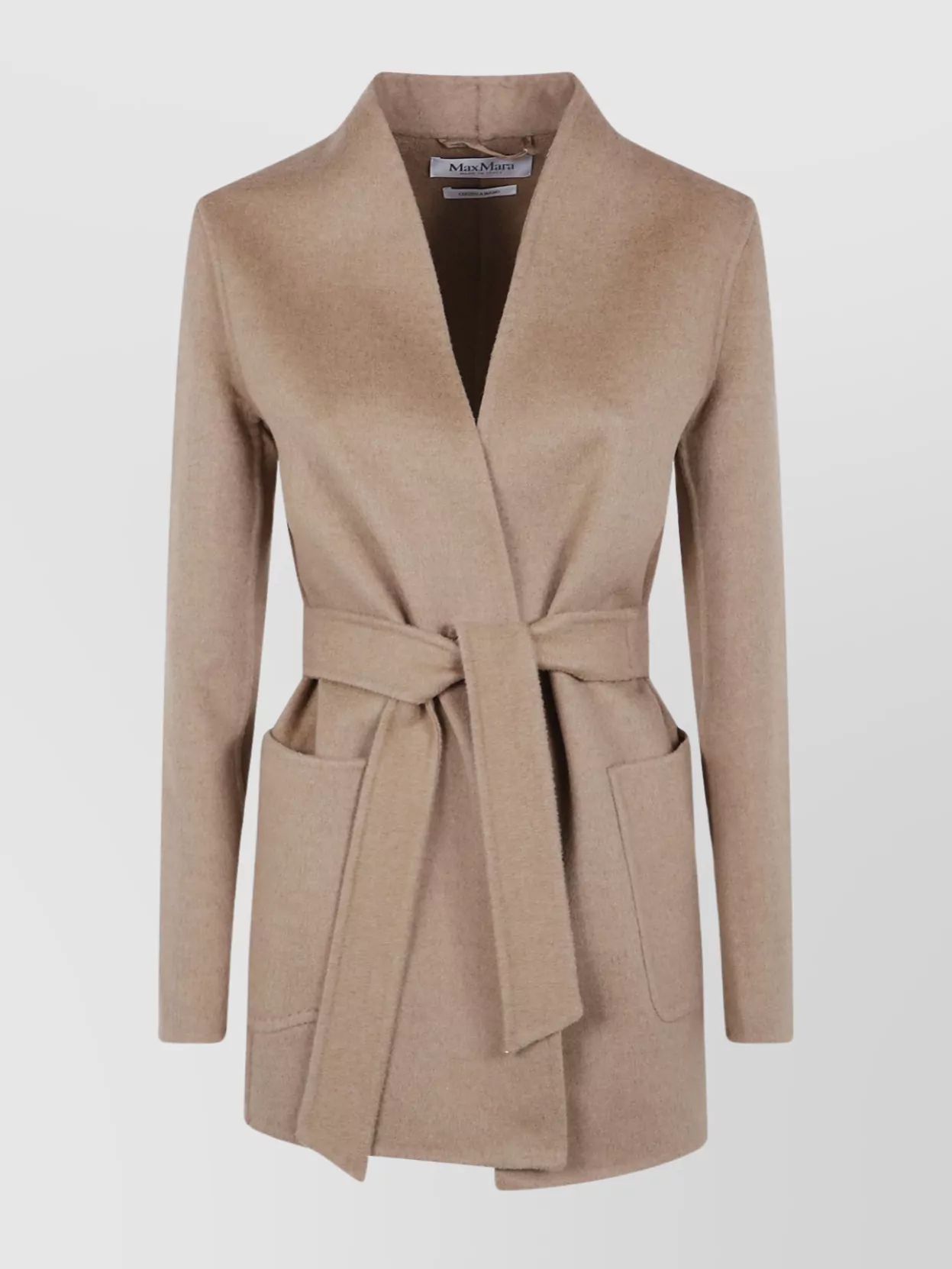 Max Mara Belted Cardigan Jacket Pockets