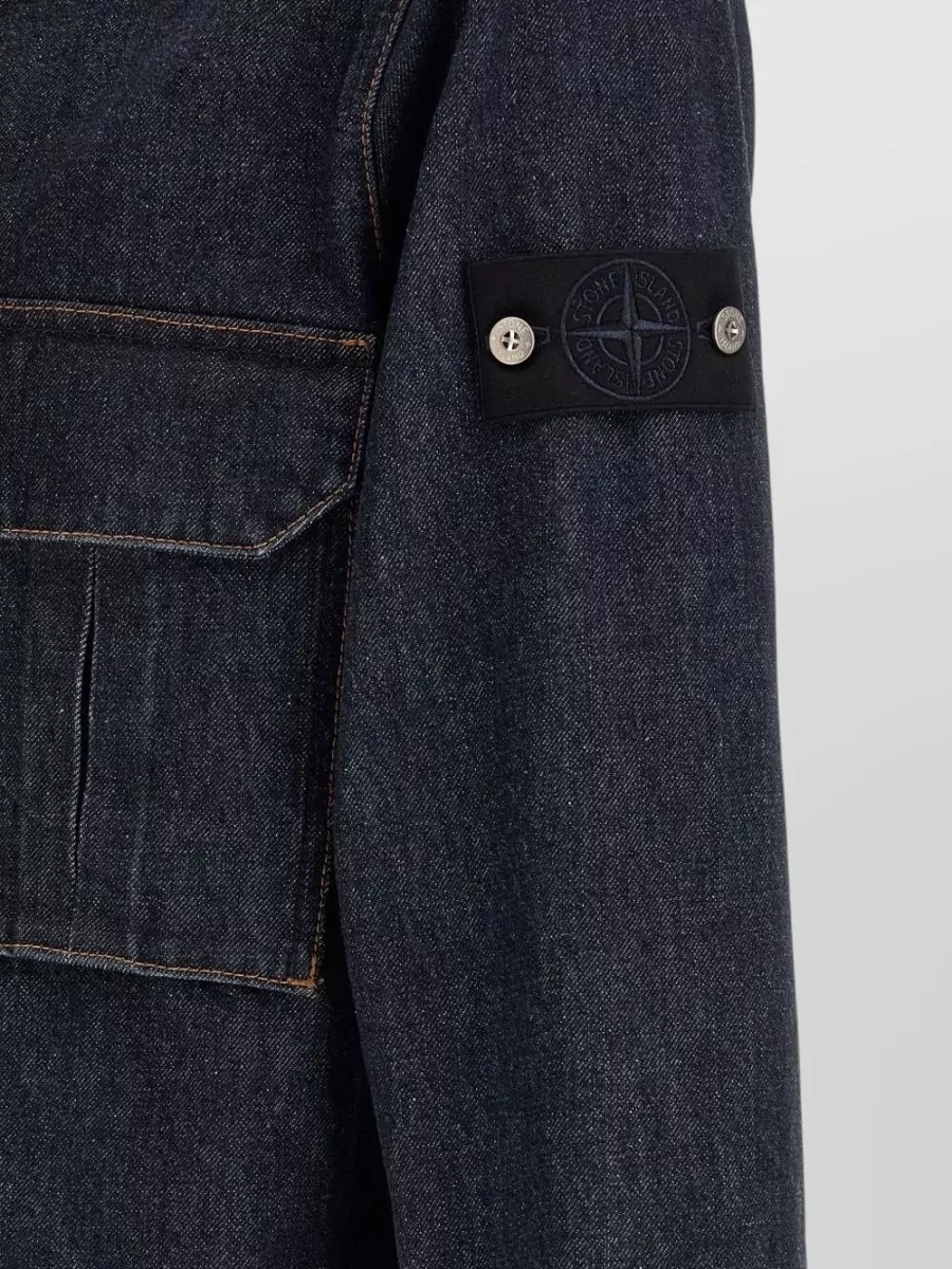 Stone Island Denim Overshirt Jacket