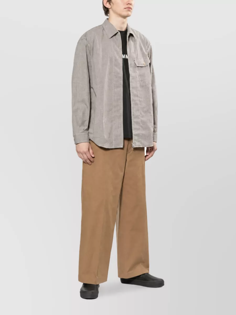 Comme Des Garçons Cotton Wide-Leg Trousers