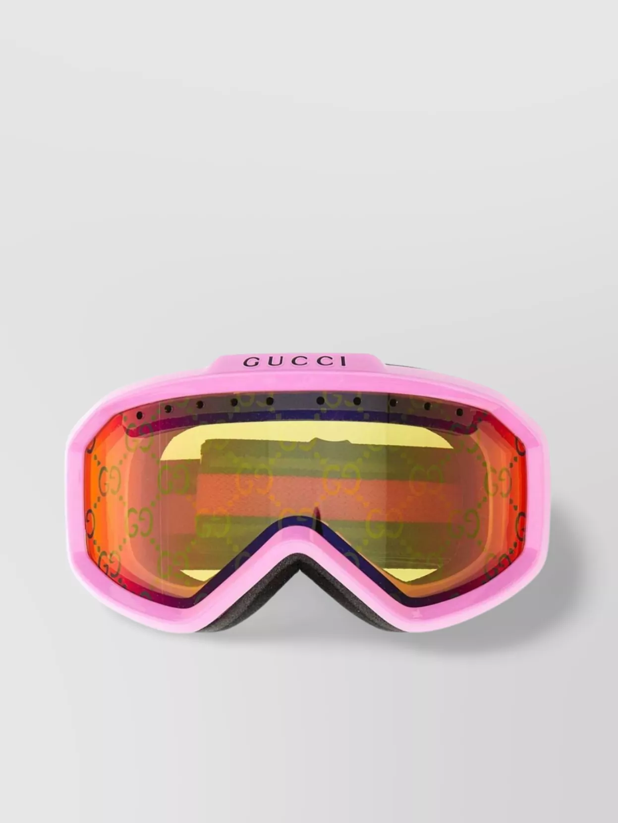 Shop Gucci Tinted Lenses Acetate Snow Mask In Pastel