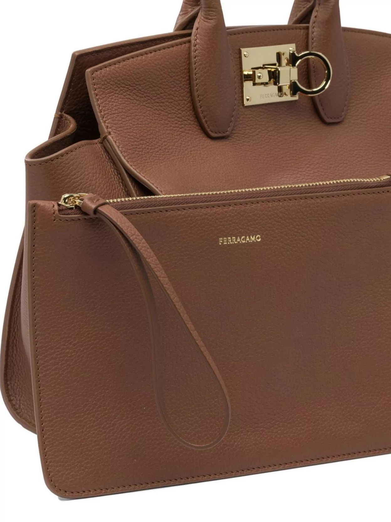 Ferragamo Tote Bag With Top Handle And Strap