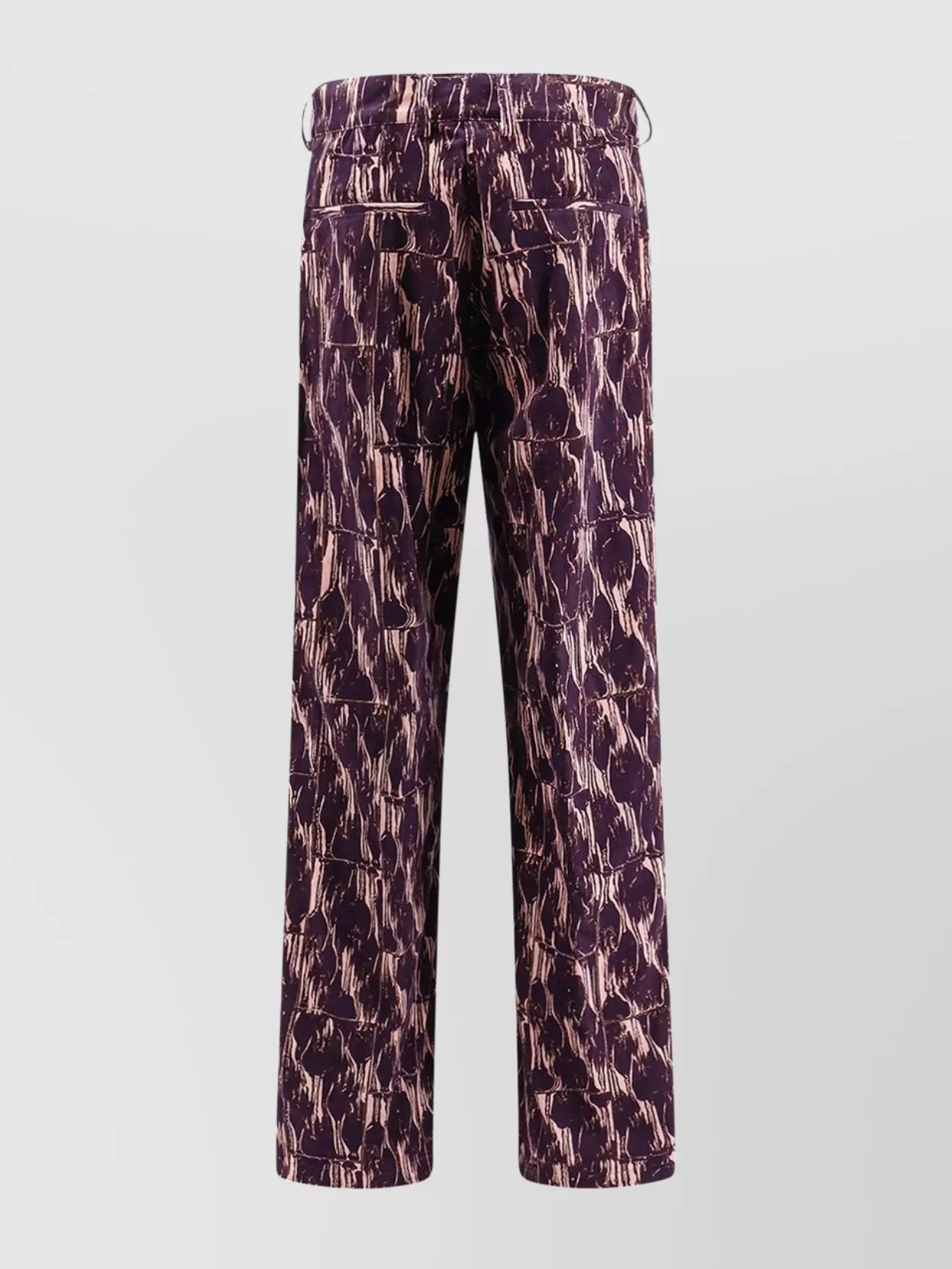 Dries Van Noten Wide Leg Corduroy Trousers Featuring Pockets In Purple