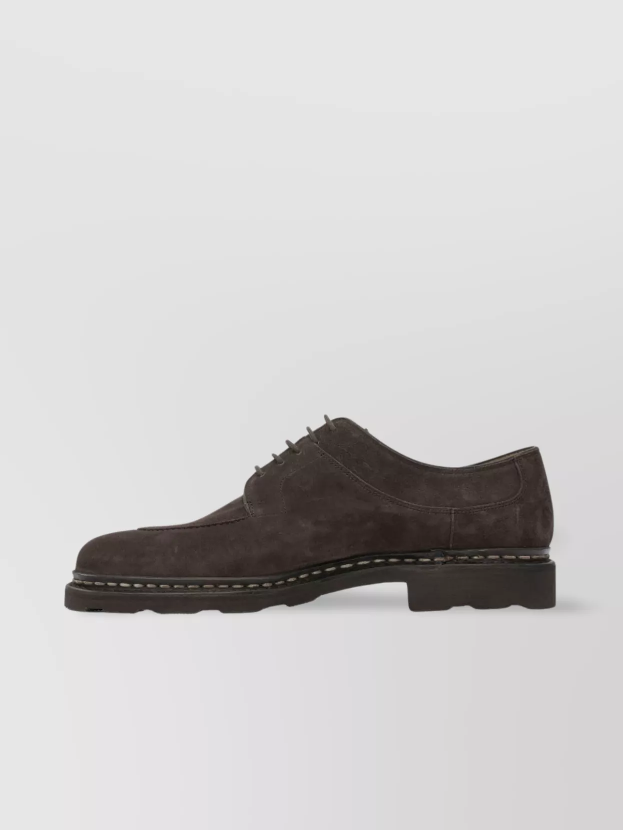 Paraboot Avignon/Griff Suede Lace-Up Shoes With Rubber Sole