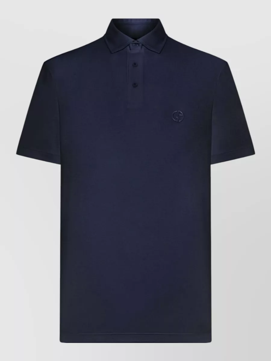 Giorgio Armani cotton short-sleeve polo shirt