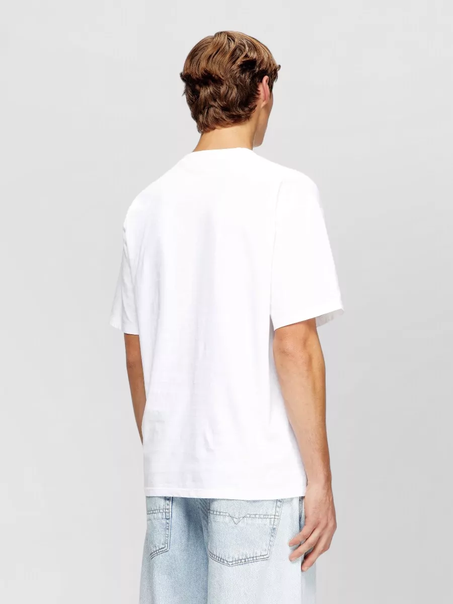 Diesel Cotton Relaxed-Fit Crew-Neck Short-Sleeve T-Shirt