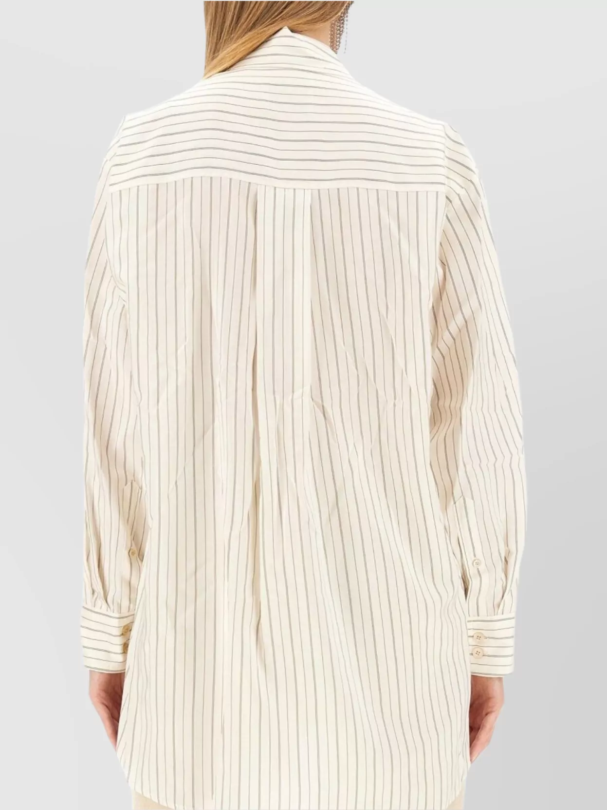 Isabel Marant Longline Oversize Striped Shirt