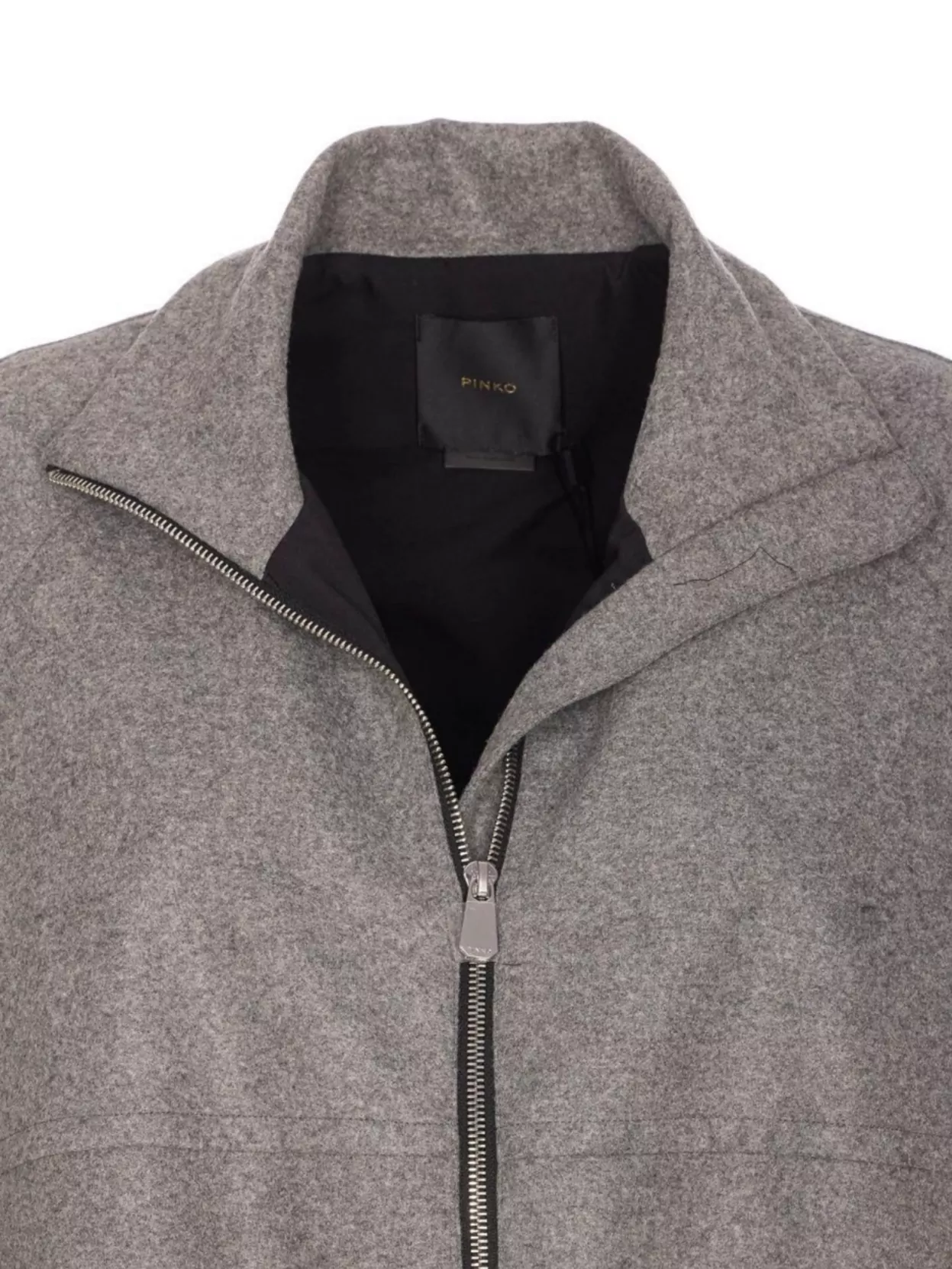 Pinko High Neck Long Sleeve Elastic Jacket