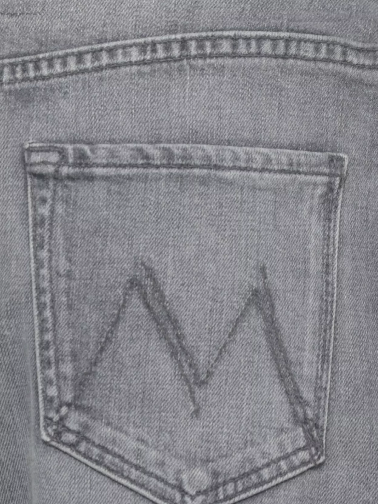 Mother Wide-Leg Cotton Jeans Cuffed