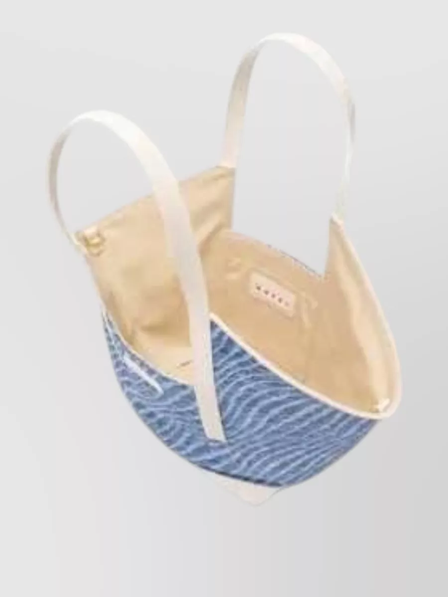 Marni Tropicalia Small Woven Tote Bag