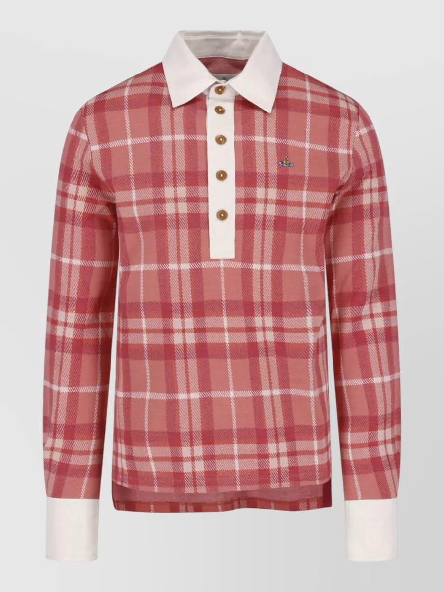 Vivienne Westwood cotton crewneck polo shirt