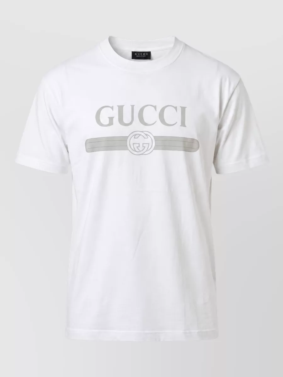Gucci Cotton logo-print short-sleeve t-shirt