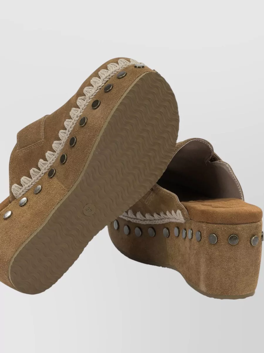 Mou Leather Mules