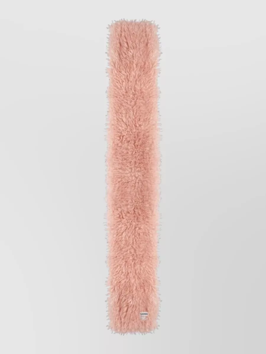 Ganni Logo scarf
