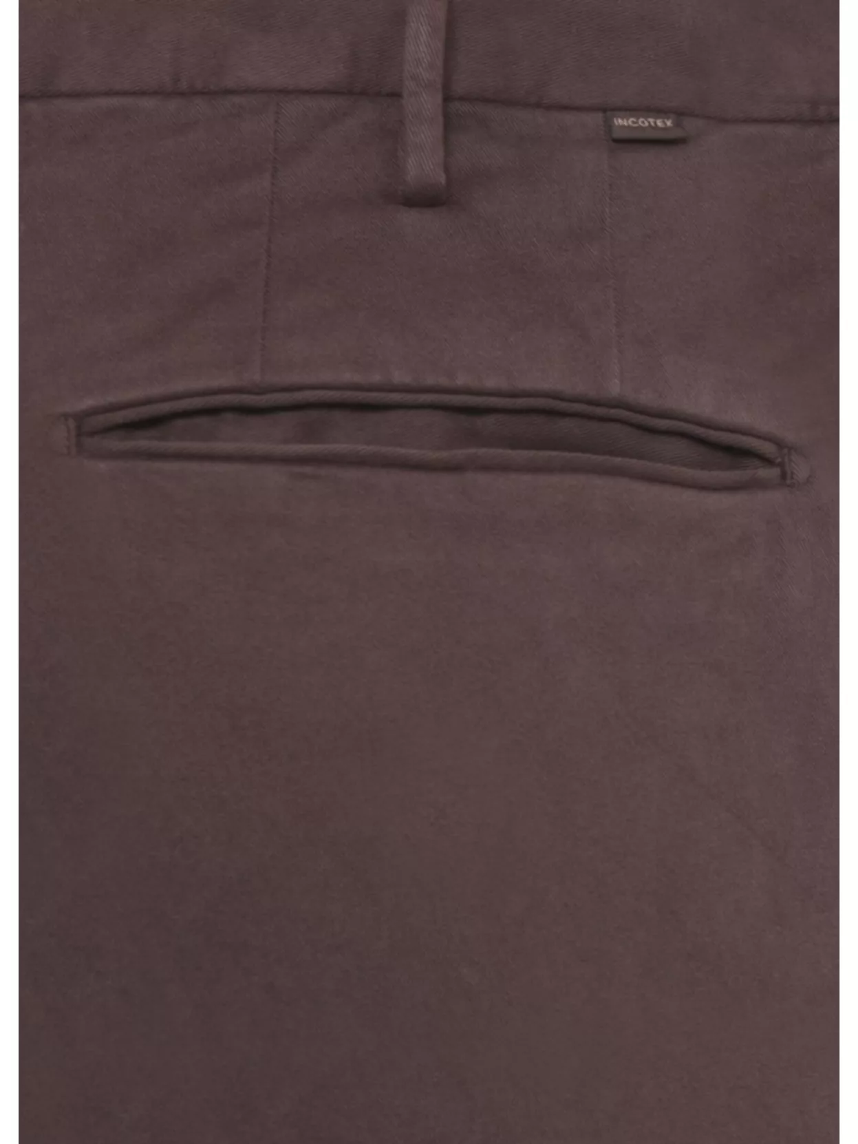 Incotex Straight Cut Cotton Trousers And Pockets