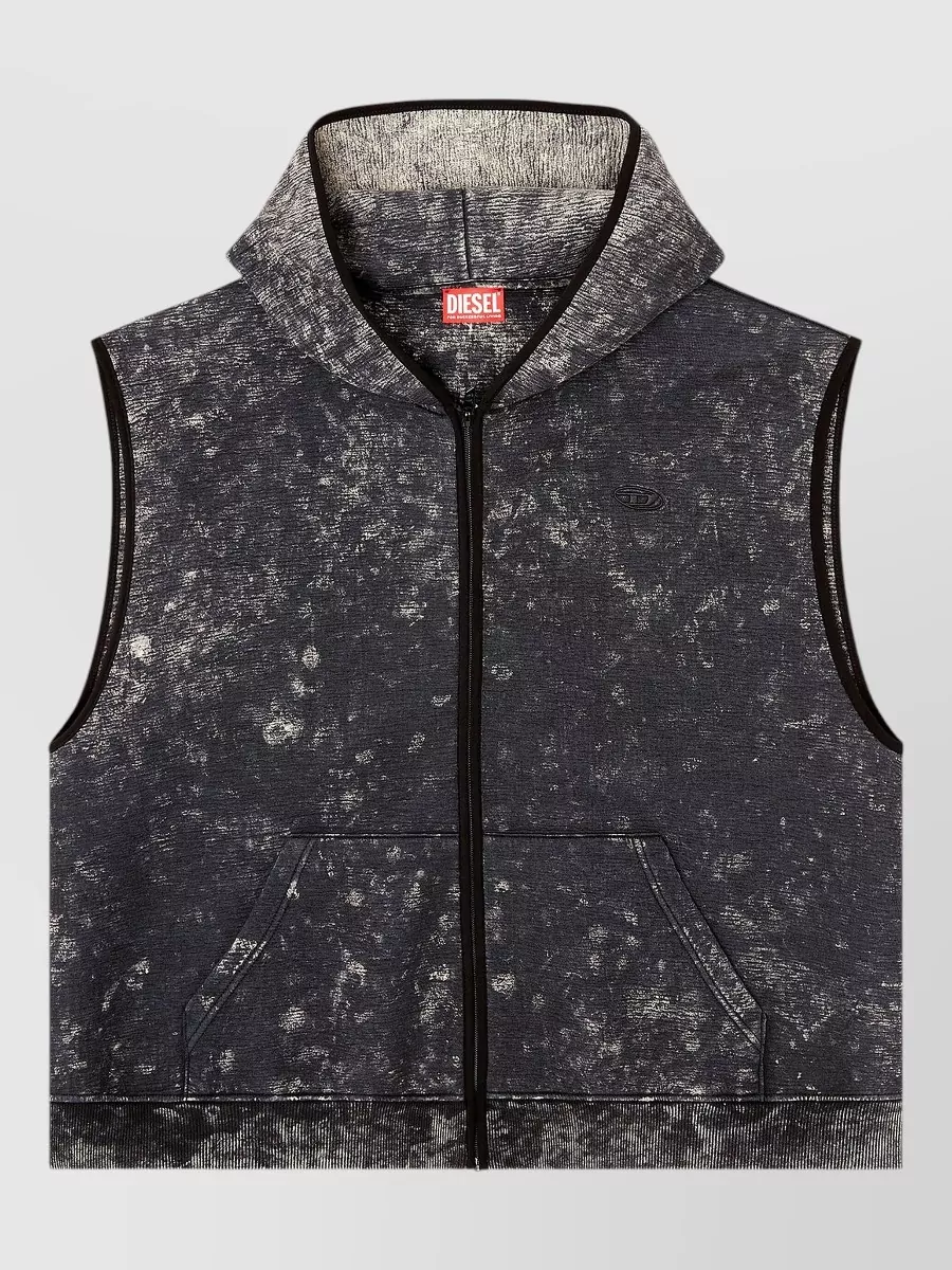 Diesel cotton relaxed-fit hooded jacket