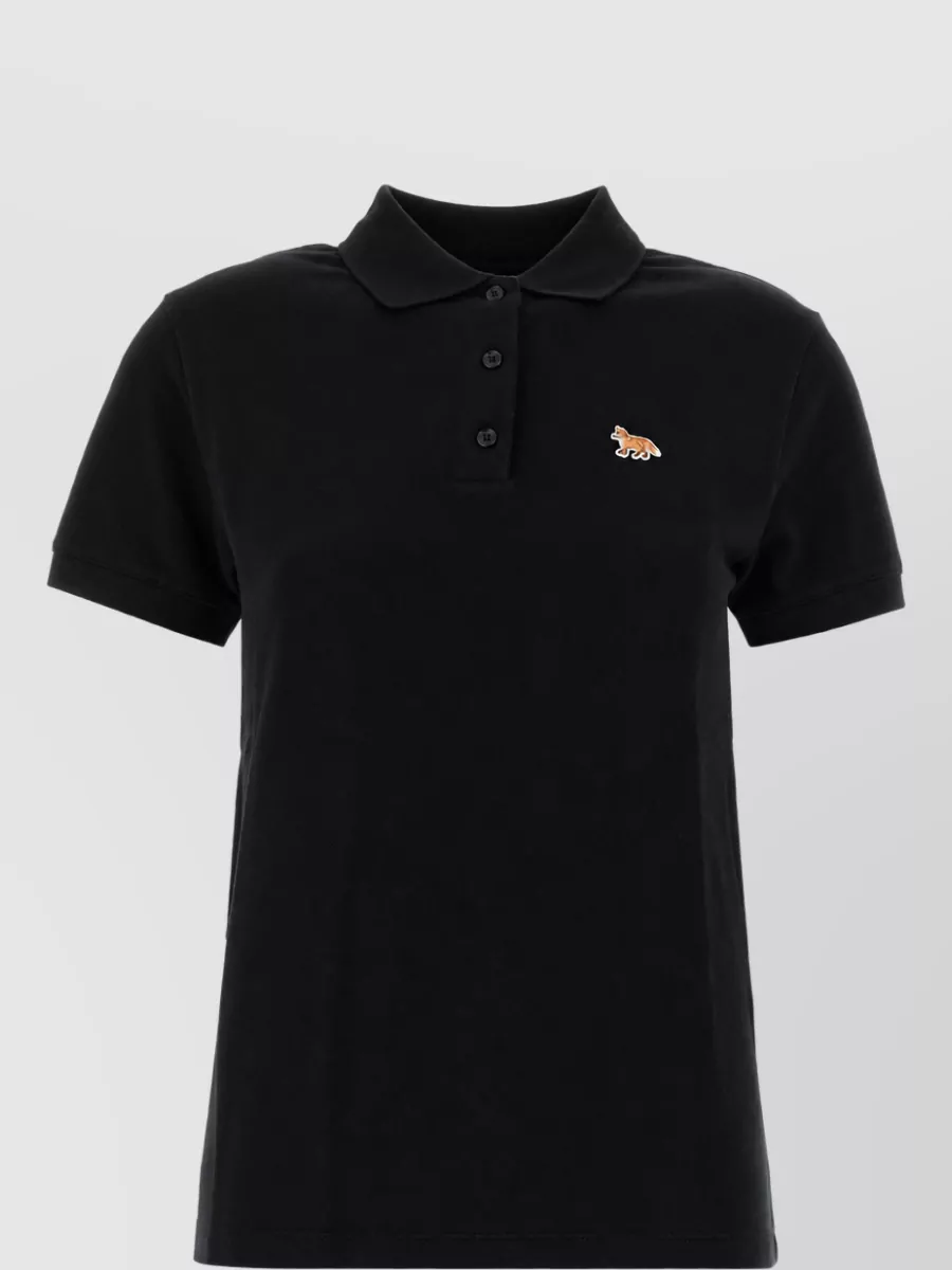 Maison Kitsuné cotton piqué polo shirt