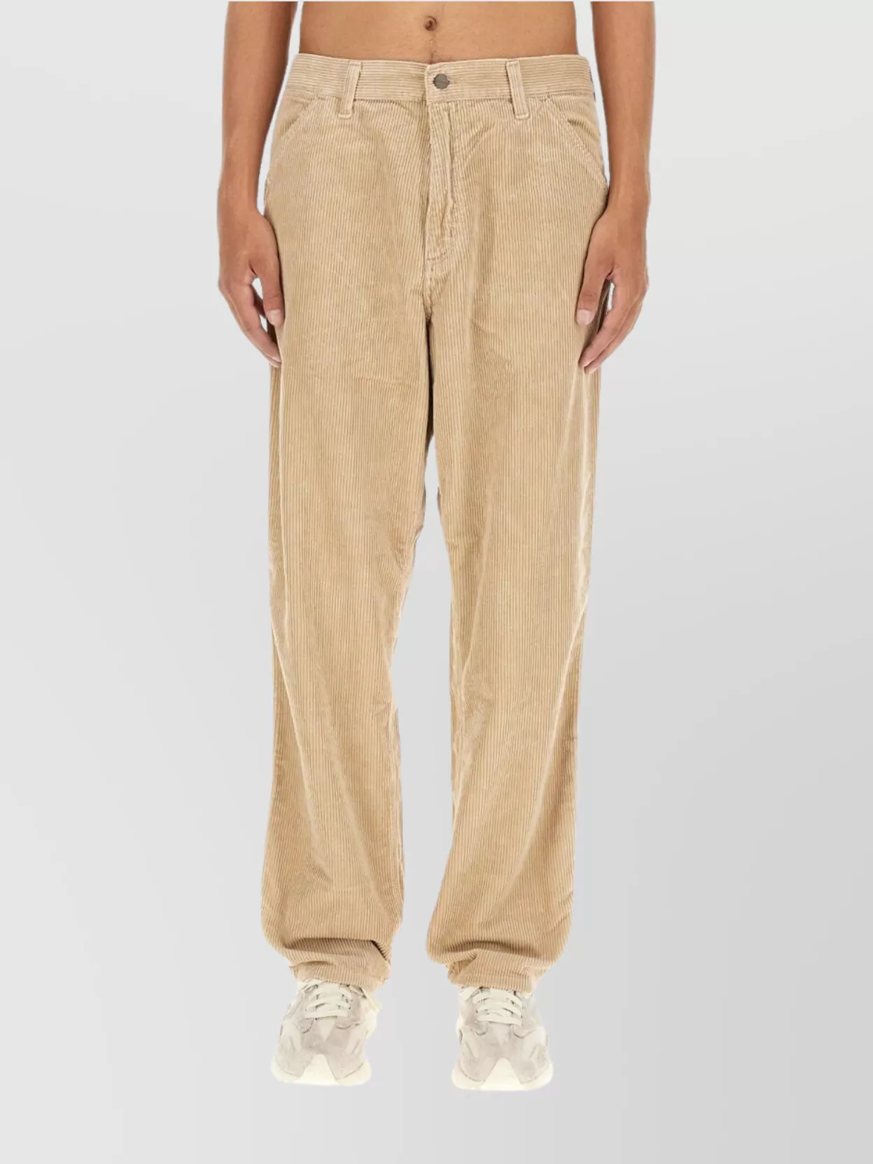 Carhartt Corduroy Trousers With Back And Side Pockets In Multi