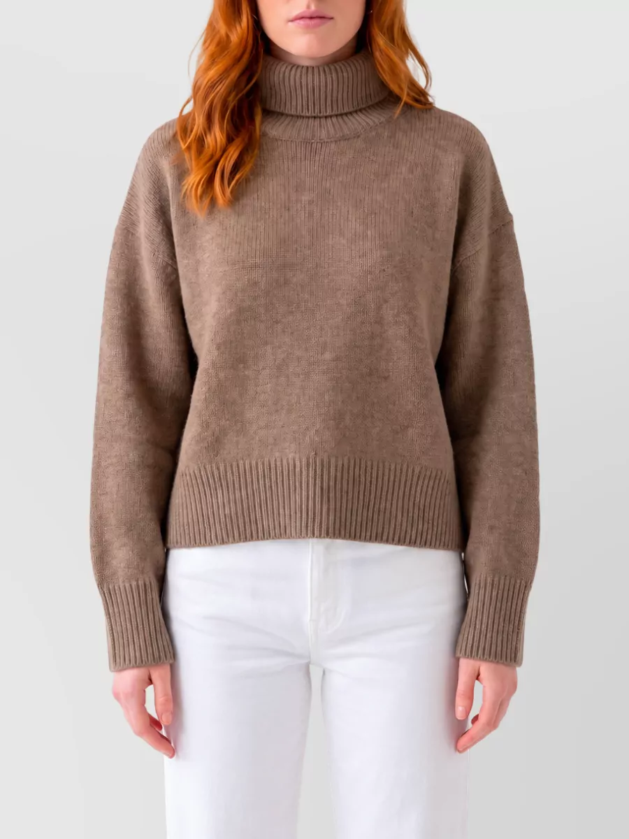Loulou Studio Cashmere cropped turtleneck sweater