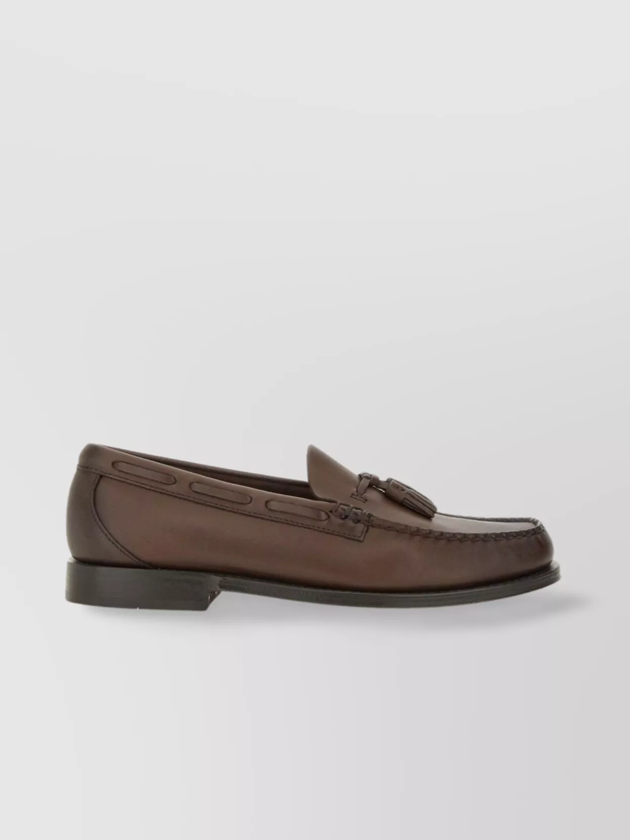G.h. Bass Loafers With Round Toe And Tassel Detail