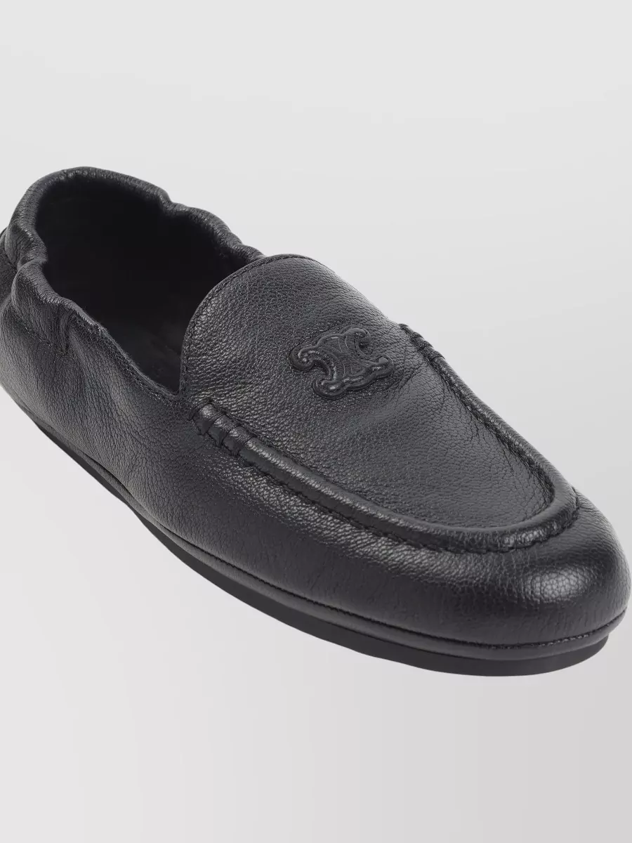 Celine Loafers Triomphe 05 Round Toe Design
