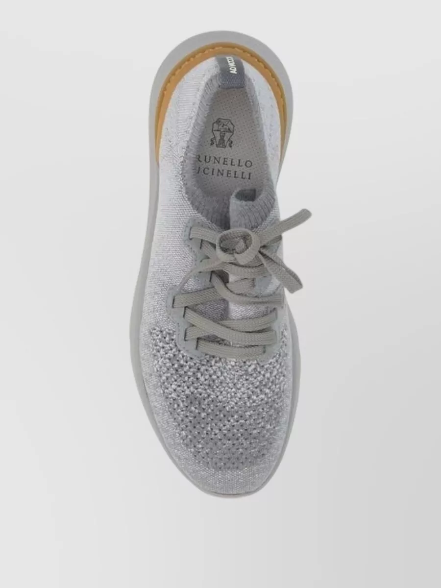 Brunello Cucinelli Cotton Low-Top Sneakers