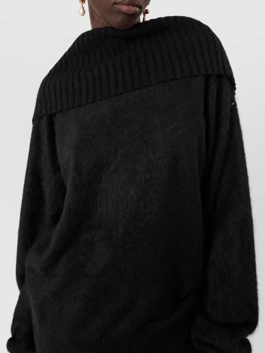 Sportmax Wool Open Back Sweater