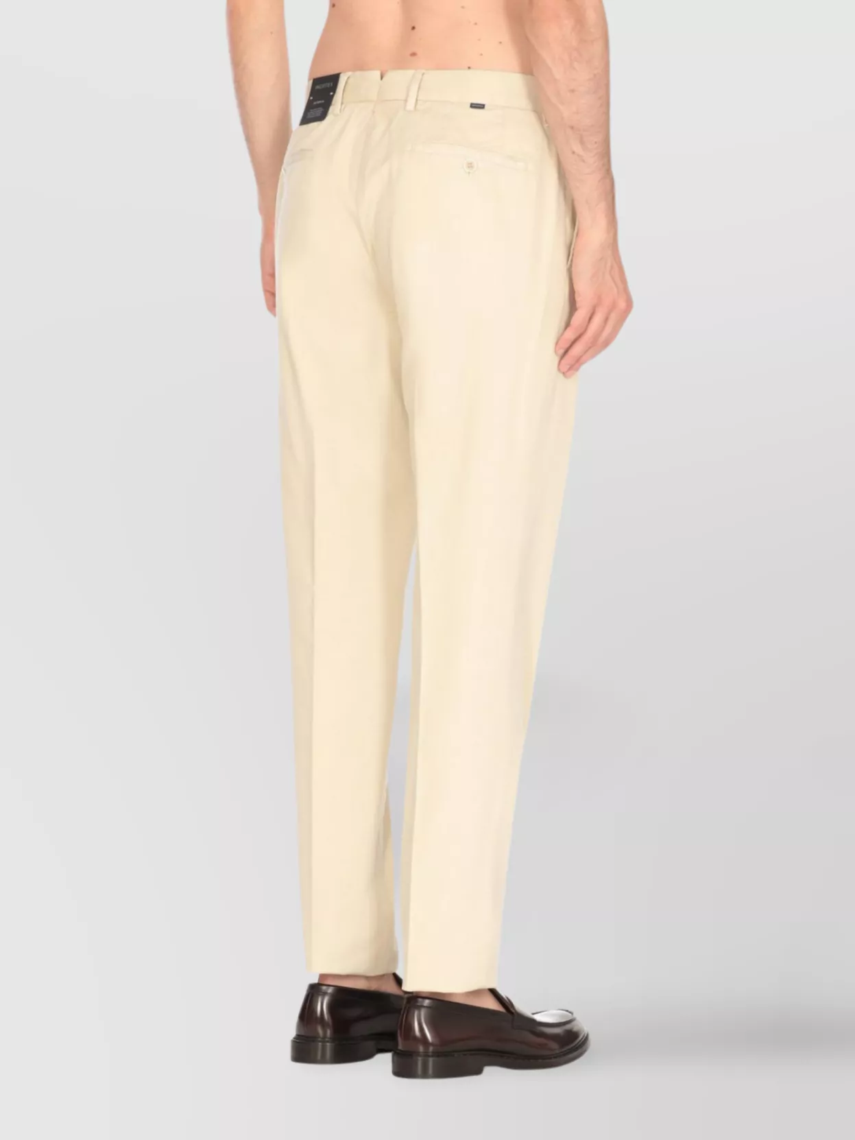 Incotex Men Cotton Pants Rear Pockets
