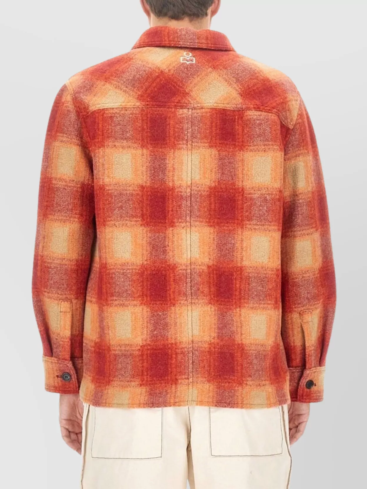 Isabel Marant Collared Checked Coat Chest Pockets