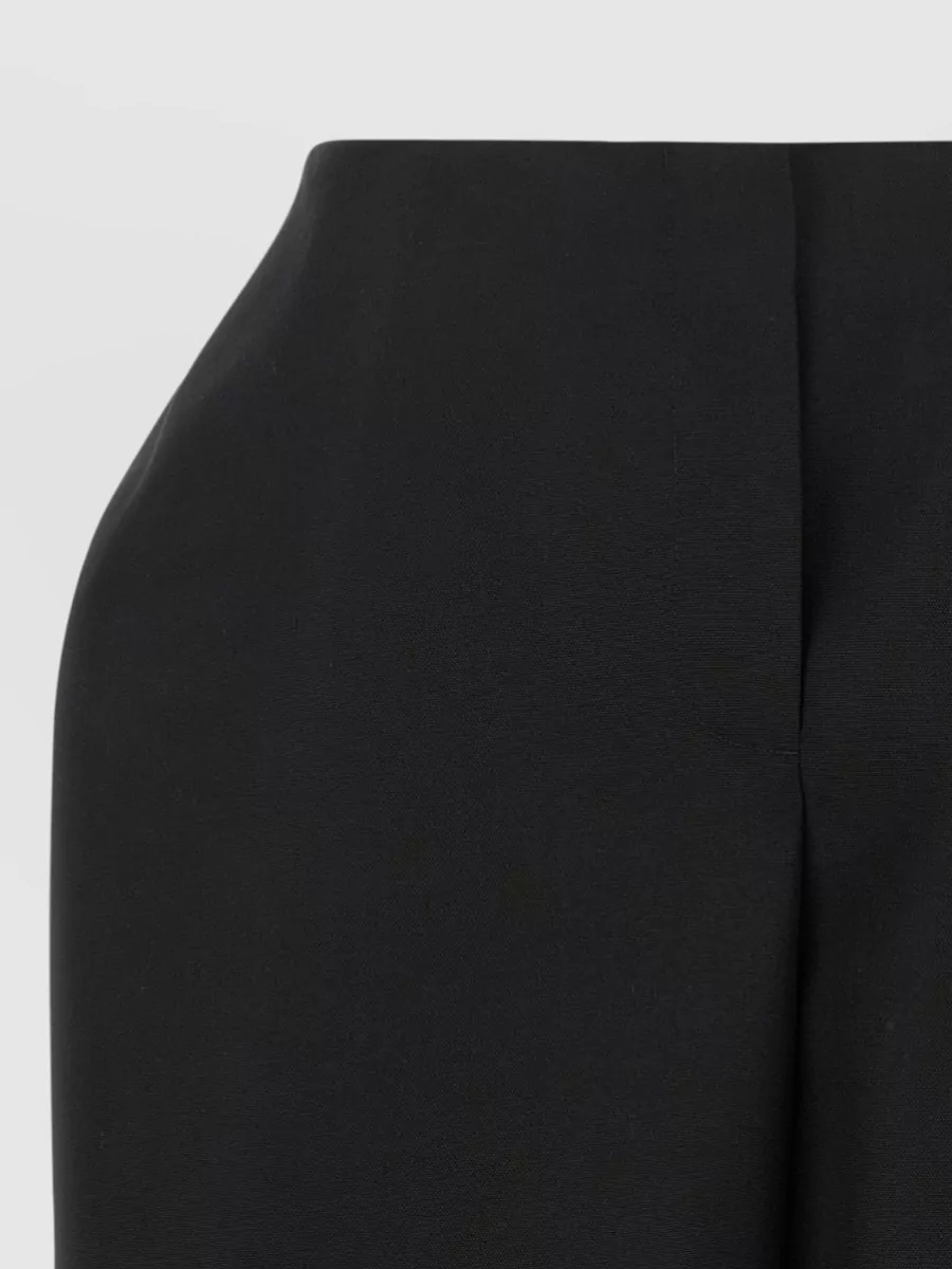 Jacquemus Virgin Wool Wide-Leg Bermuda Shorts