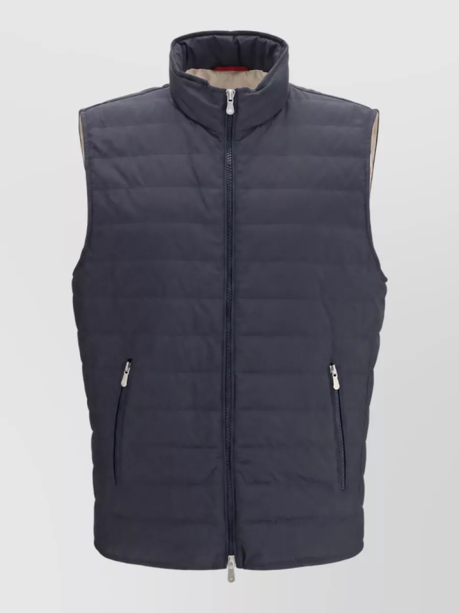 Brunello Cucinelli sleeveless padded jacket