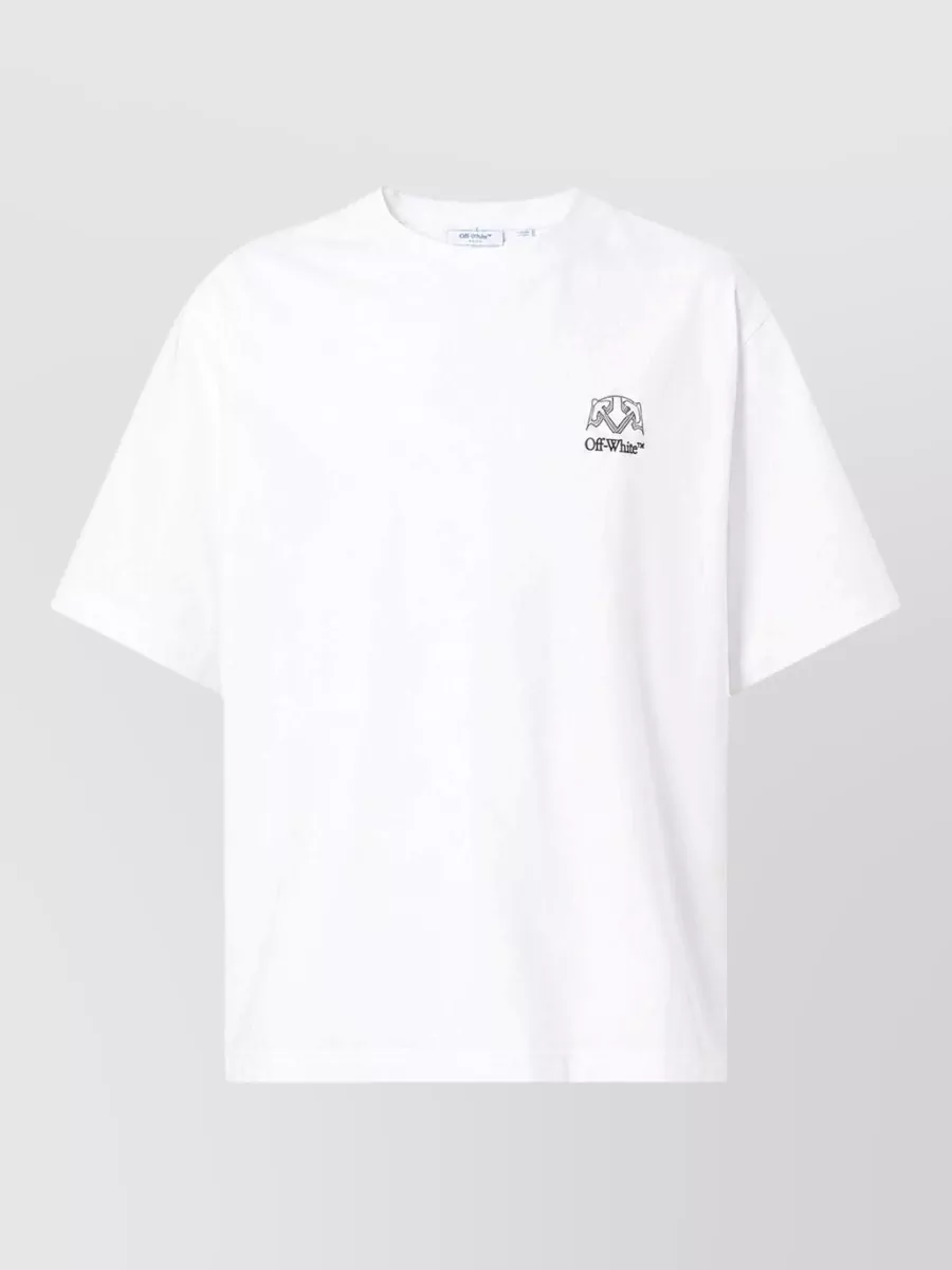 Off-White cotton relaxed-fit short-sleeve t-shirt