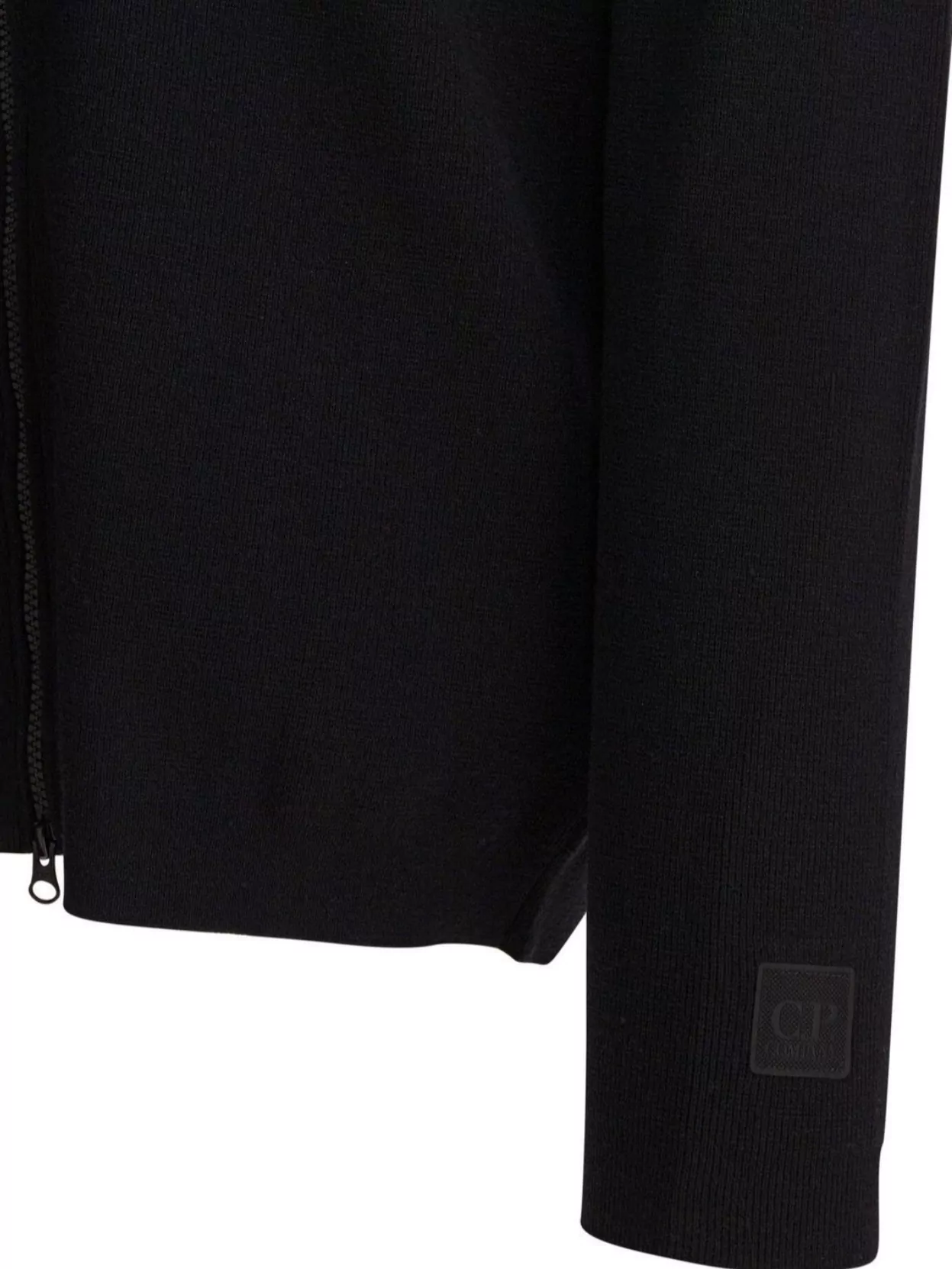 C.p. Company Ribbed High Collar Sweater With Long Sleeves