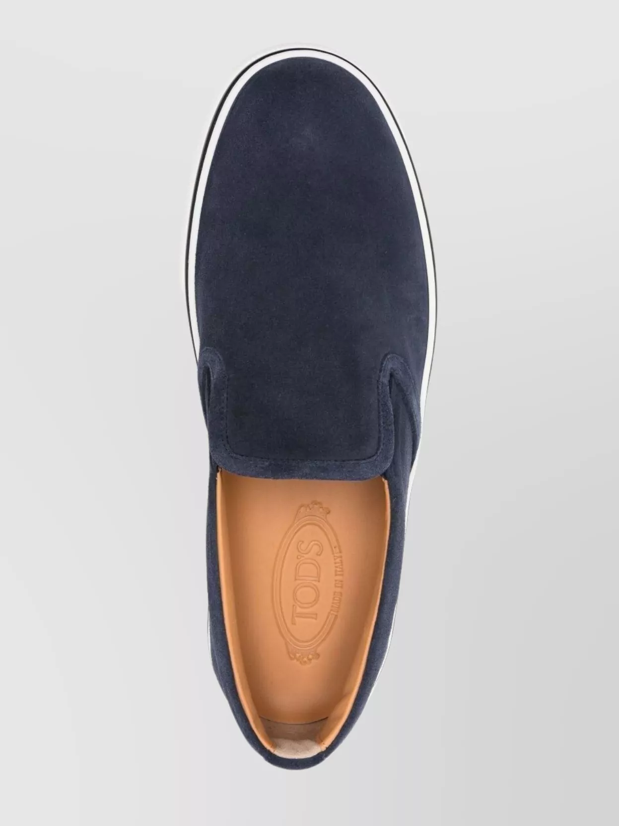 Tod's Loafers With Contrast Sole And Suede Upper