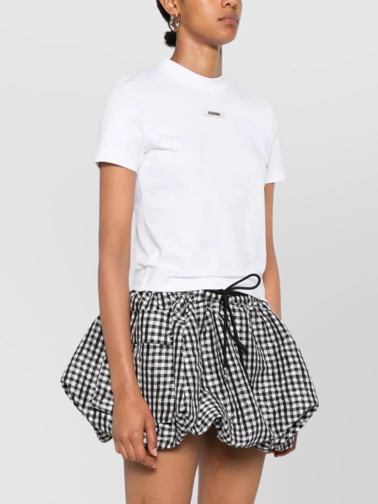 Jacquemus Grosgrain Crewneck T-Shirt Short Sleeves